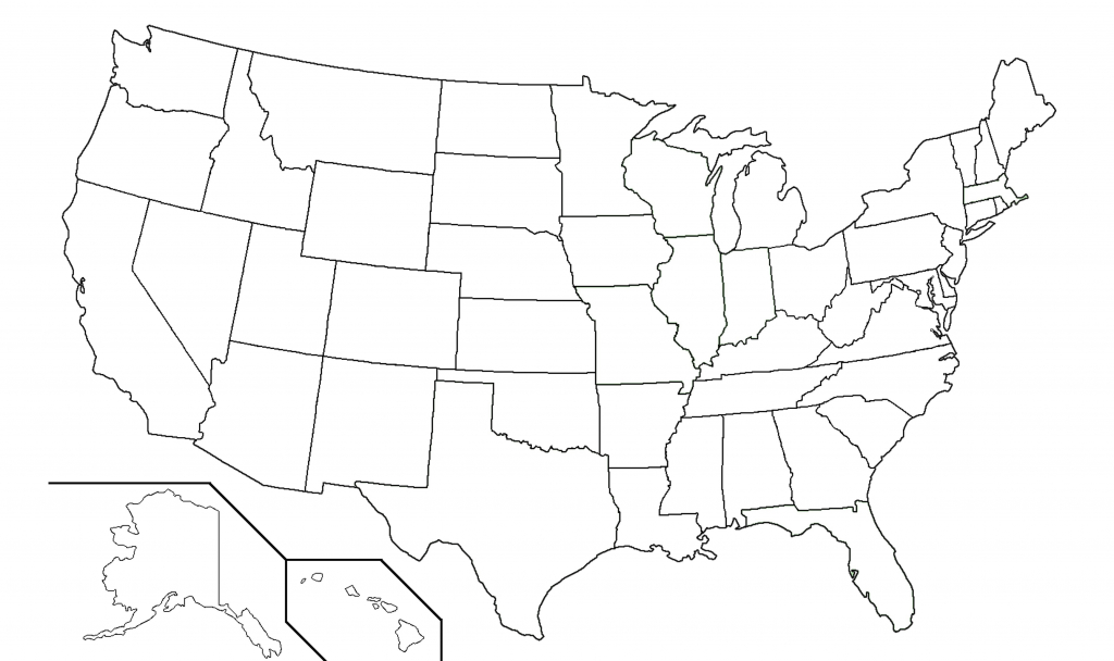 Us State Map Quiz Printable Elegant Blank Map United States Quiz - Printable 50 States Map