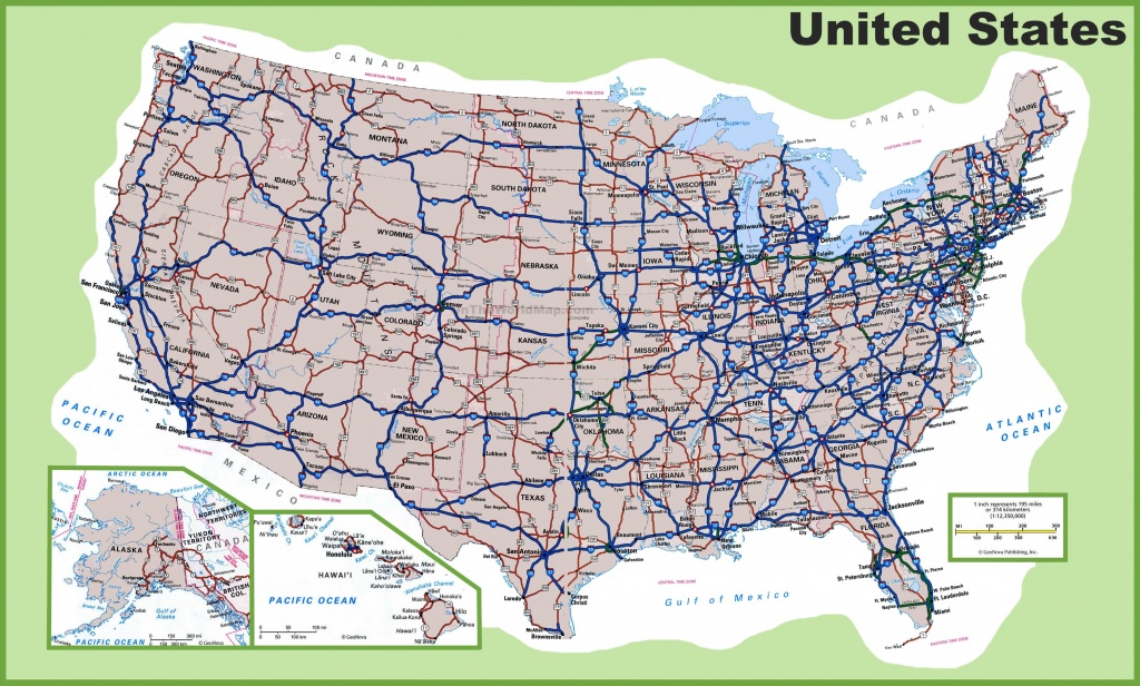 Usa Road Map - Free Printable Road Maps Of The United States