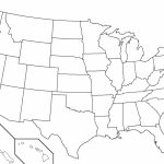 Usazoom2C 19 Blank Map Of United States | Sitedesignco   Map Of United States Without State Names Printable