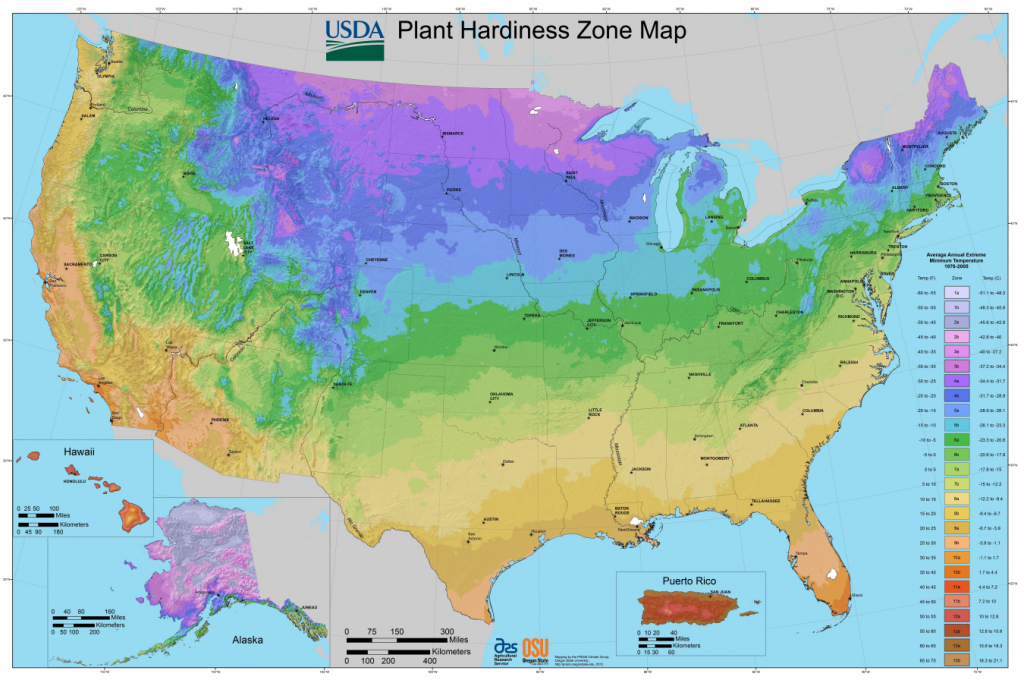 Usda Planting Zones For The U.s. And Canada | The Old Farmer's Almanac - Texas Garden Zone Map