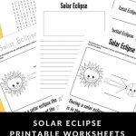 Use These Solar Eclipse Printable Worksheets To Make The Most Of The   Printable Eclipse Map