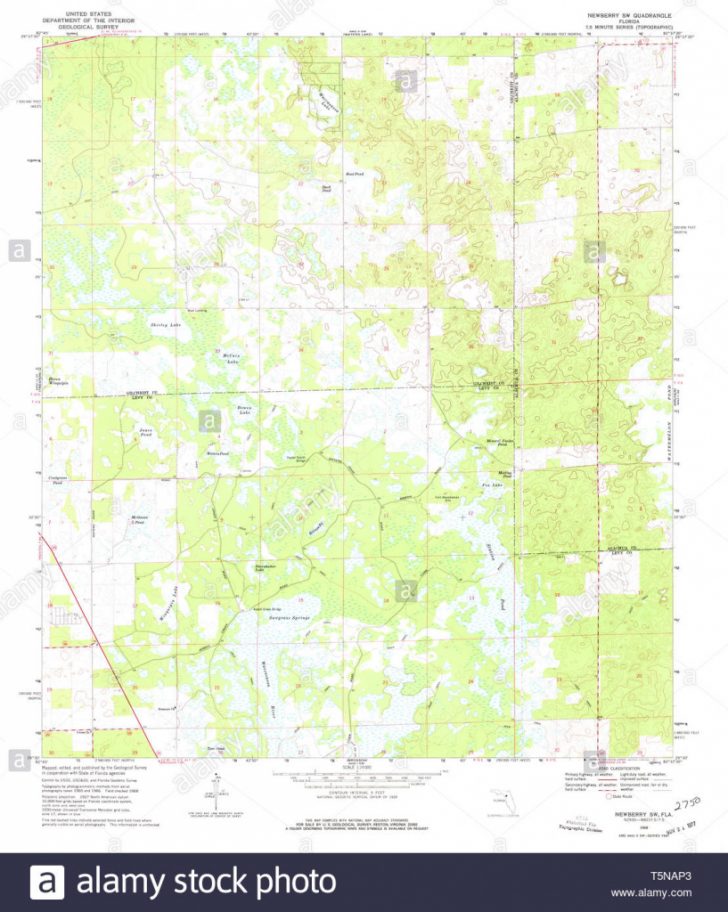 Usgs Topo Map Florida Fl Newberry Sw 347642 1968 24000 Restoration ...