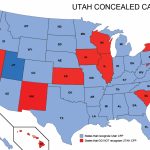 Utah Concealed Weapons Permit Reciprocity Map | Misc | Concealed   Florida Ccw Reciprocity Map