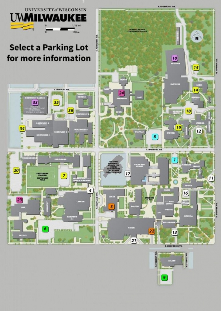 Uw Milwaukee Campus Map - University Of Wisconsin Milwaukee Campus - Uw Madison Campus Map Printable