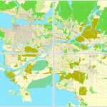 Vancouver Exact Map V.3.08: Printable City Plan Map In 4 Parts Of   Printable Map Of Vancouver