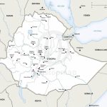 Vector Map Of Ethiopia Political | One Stop Map   Printable Map Of Ethiopia