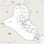Vector Map Of Iraq Political | One Stop Map   Printable Map Of Iraq