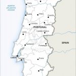 Vector Map Of Portugal Political | One Stop Map   Printable Map Of Portugal
