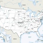 Vector Map Of United States Of America | One Stop Map   Printable Map Of The United States Of America