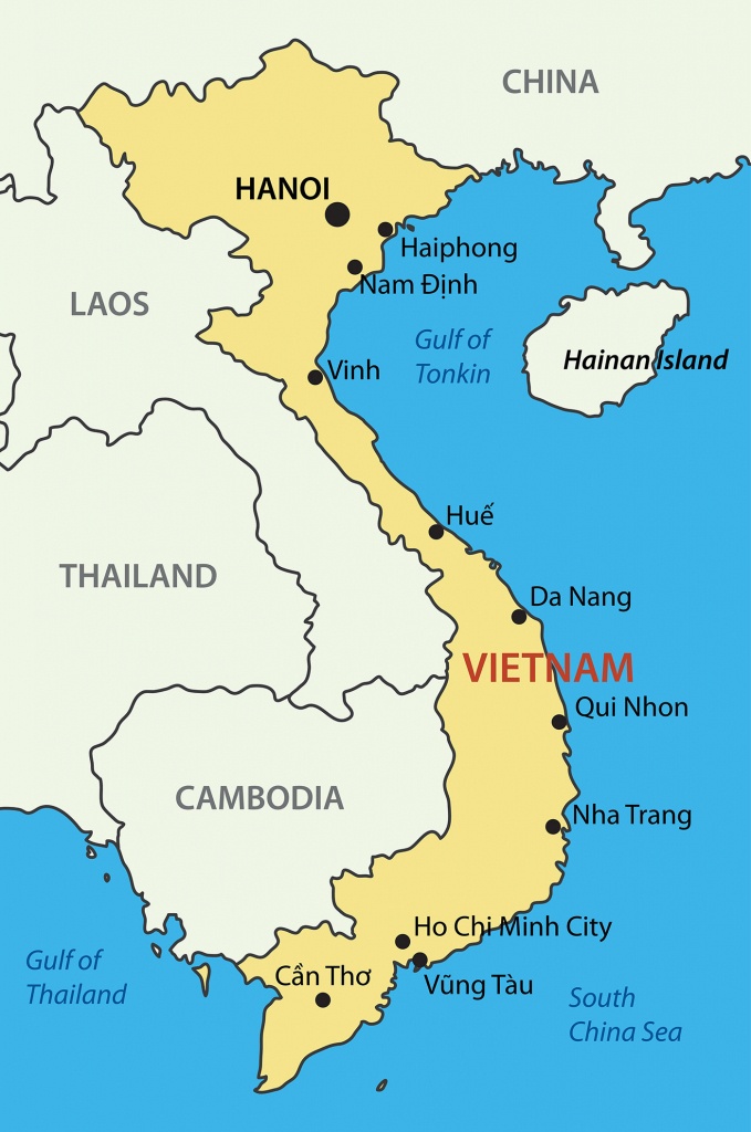 Vietnam Maps - Map Of All Areas In Vietnam - Printable Map Of Vietnam