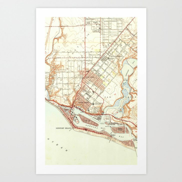 Newport California Map