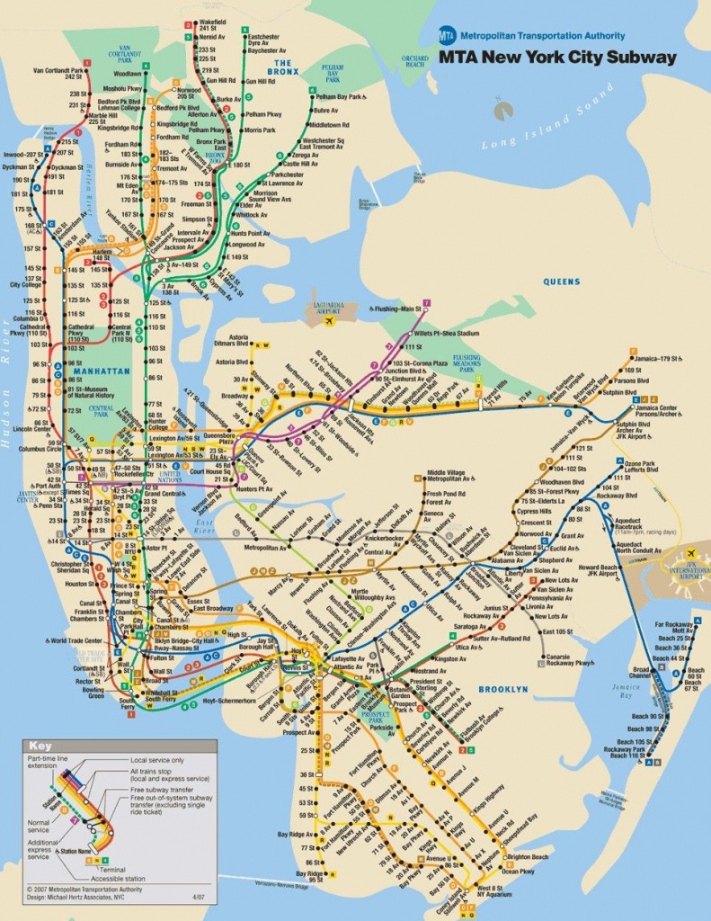 Vintage New York Subway Maps | New York City Subway Map Printable - Printable New York City Subway Map
