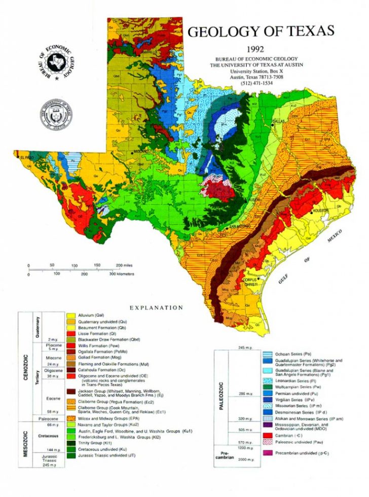 Texas Elevation Map