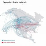 Virgin America Route Map Ht Alaska Airlines Merger Jc X Inspirational   Alaska Airlines Printable Route Map