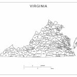 Virginia Labeled Map   Virginia County Map Printable | Printable   Virginia State Map Printable