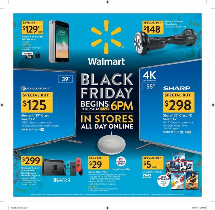 Printable Walmart Black Friday Map