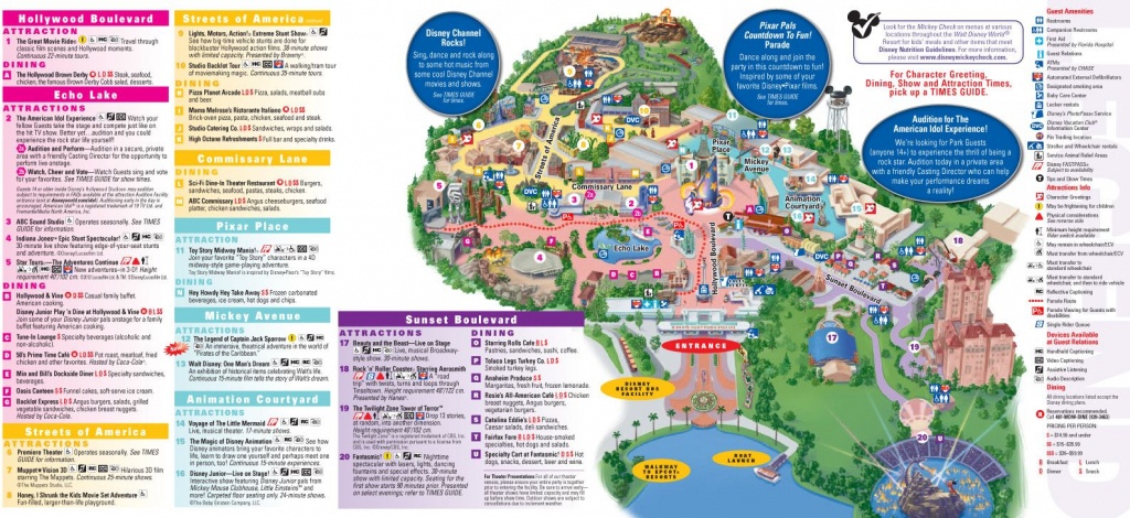 Walt Disney World Map 2014 Printable | Walt Disney World Park And - Wdw Maps Printable