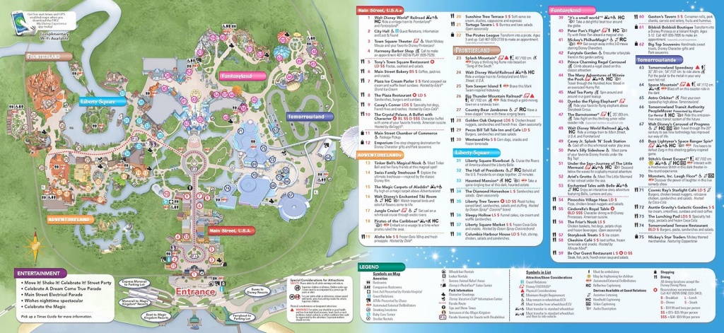 Walt Disney World Printable Maps Unique Printable Magic Kingdom Map - Walt Disney World Printable Maps