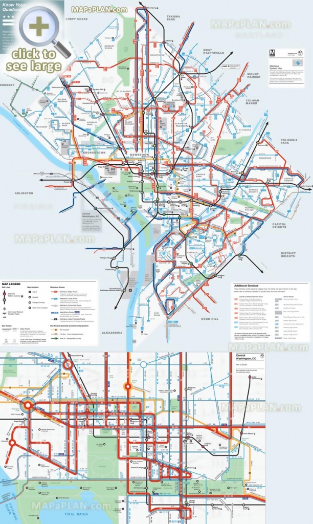 Washington Dc Maps - Top Tourist Attractions - Free, Printable City - Printable Metro Map Of Washington Dc