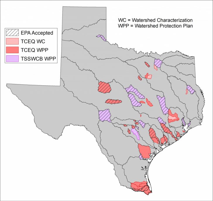 Texas Waterways Map