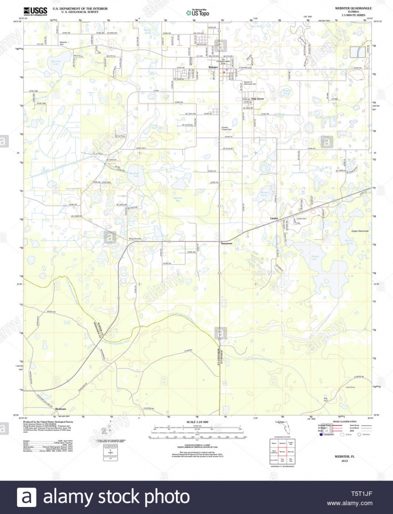 Webster Map Of The United States Stock Photos &amp;amp; Webster Map Of The - Webster Florida Map