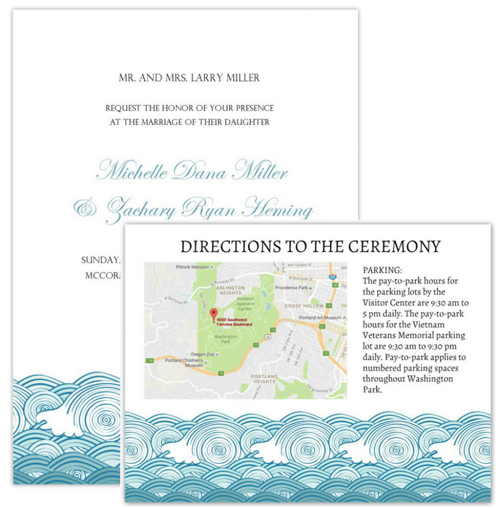 Wedding Invitation Maps - Printable Maps For Wedding Invitations Free