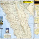 Wegenkaart   Landkaart 3103 Adventure Map Baja California North   National Geographic Maps California