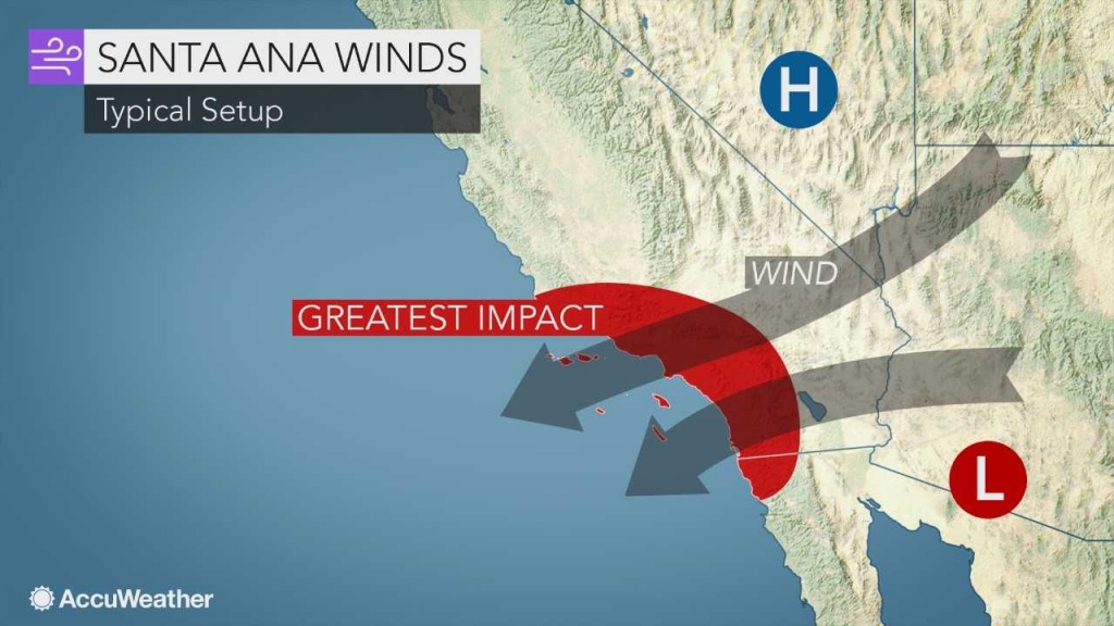 What Are Santa Ana Winds? - Real Time Wind Map California