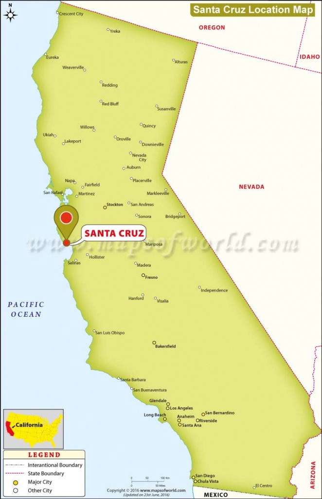 Where Is Santa Cruz Located In California, Usa - Where Is Santa Cruz California On The Map