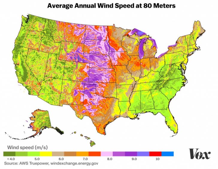 Wind Farms Texas Map