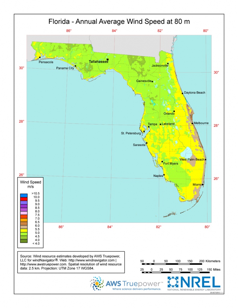 Windexchange: Wind Energy In Florida - Florida Power Grid Map