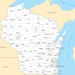 Wisconsin County Map With Cities And Travel Information | Download   Printable Map Of Wisconsin Cities