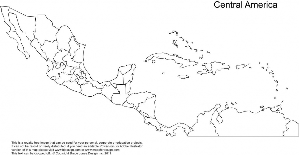 With Blank Map Of Central America - Free Maps World Collection - Printable Blank Map Of Central America