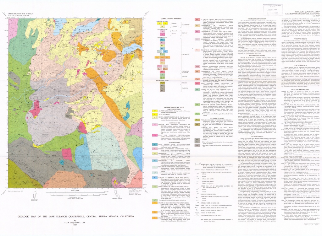 Wmrc Geology Maps - Lone Pine California Map