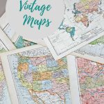 Wonderful Free Printable Vintage Maps To Download | Doe Het Zelf En   Printable Antique Maps Free