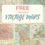 Wonderful Free Printable Vintage Maps To Download   Pillar Box Blue   Free Printable Maps