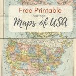 Wonderful Free Printable Vintage Maps To Download | Printables | Map   Free Printable Vintage Maps