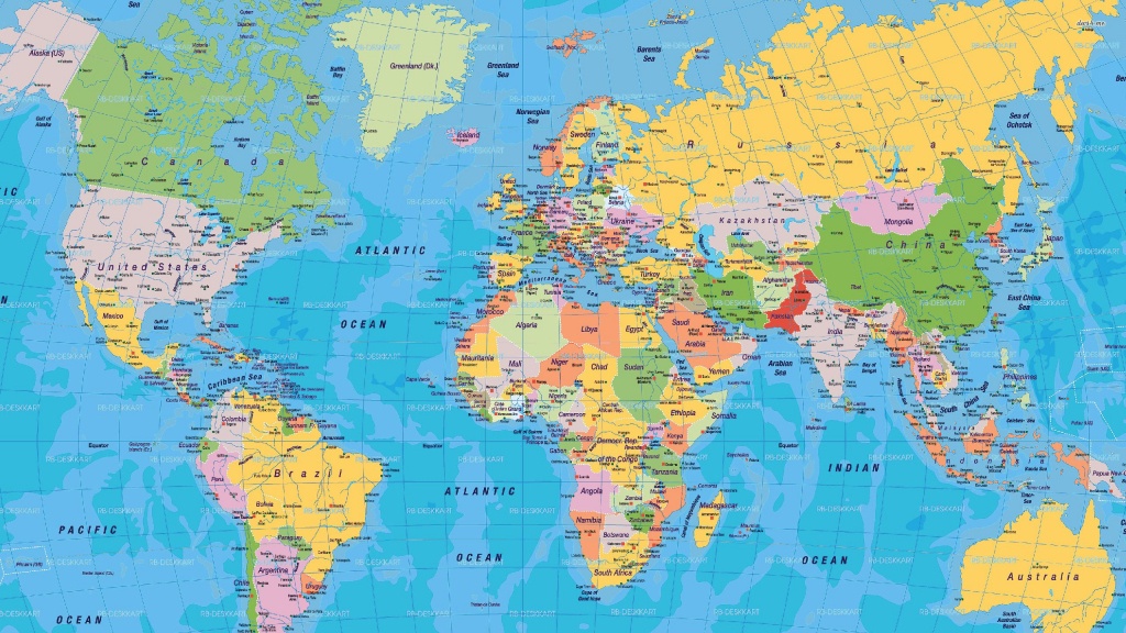 World Map - Free Large Images | Places With A View In 2019 | World - Large Printable World Map With Country Names