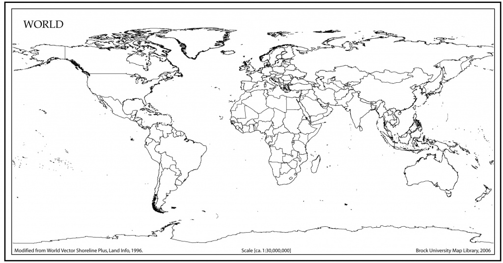 World Map Outline With Countries | World Map | World Map Outline - Free Printable World Map Worksheets