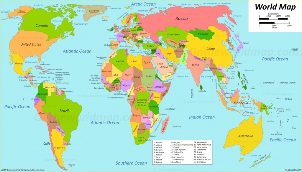 World Maps | Maps Of All Countries, Cities And Regions Of The World - Large Printable World Map Labeled