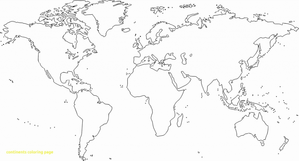 World Outline Map For Students Pdf New Blank Continents Inside - Continents Outline Map Printable