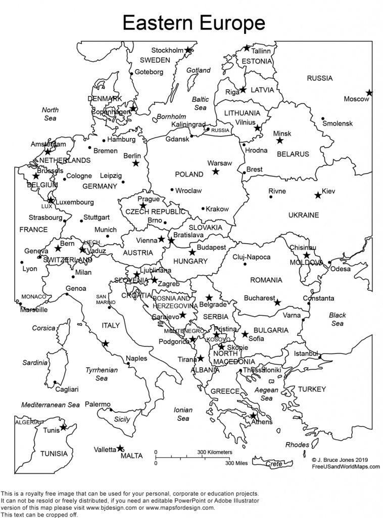 World Regional Printable, Blank Maps • Royalty Free, Jpg - Printable Blank Map Of European Countries