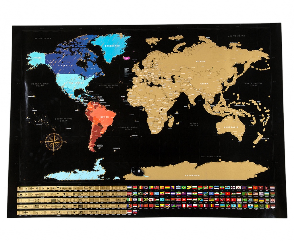 World Scratch Map - Black | Catch.au - Florida Scratch Off Map