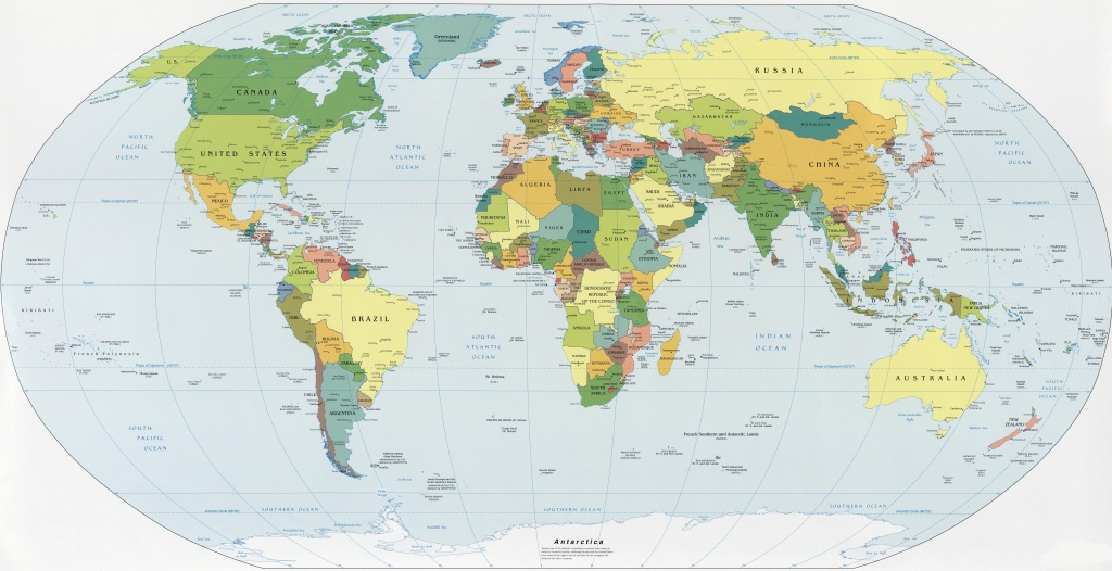 World Wall Map,map Of The World, Wall Map Of World, World Map Murals - Printable Wall Map