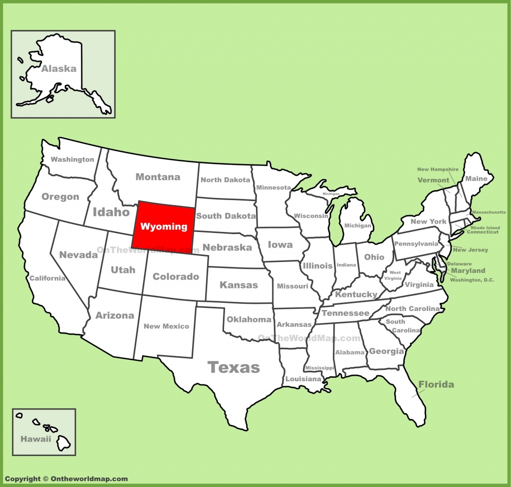 Wyoming State Maps | Usa | Maps Of Wyoming (Wy) - Printable Map Of Wyoming
