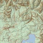 Yellowstone National Park Topo Map (Print Version) | Yellowstone Maps   Printable Topographic Map