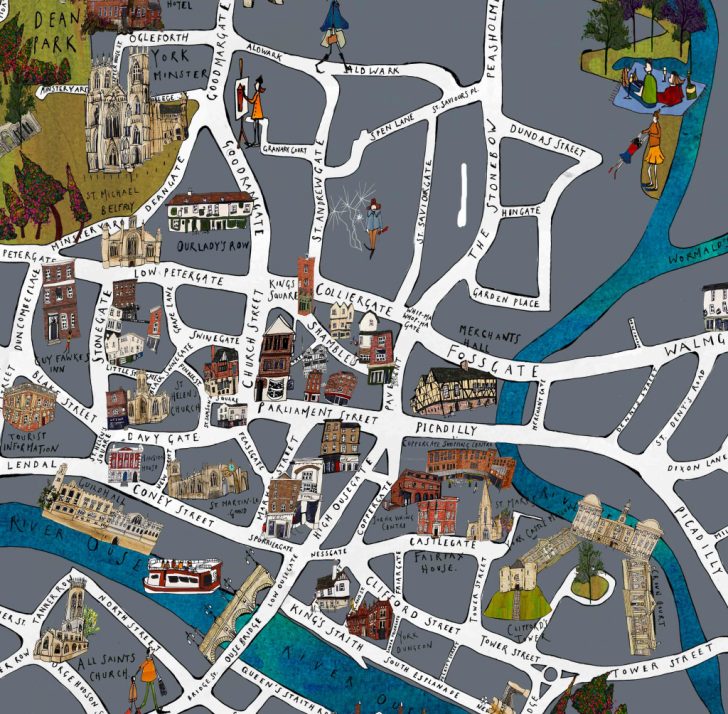 York Street Map Printable