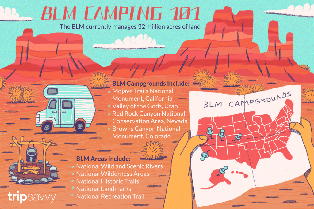 Your Guide To Blm Camping And Recreation - Blm Dispersed Camping California Map