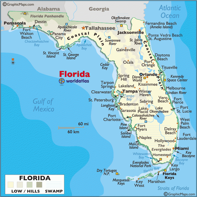 Florida Maps Facts Map Of Florida Map Of Florida 